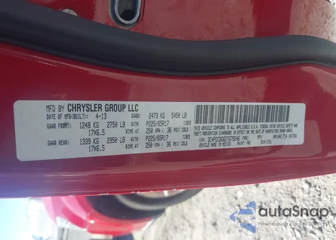 2013 Dodge Journey Sxt z USA, uszkodzony, nr VIN 3C4PDCBG6DT679246